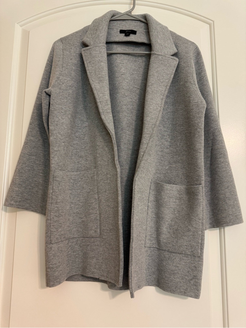 J. Crew Gray Sophie Sweater Blazer